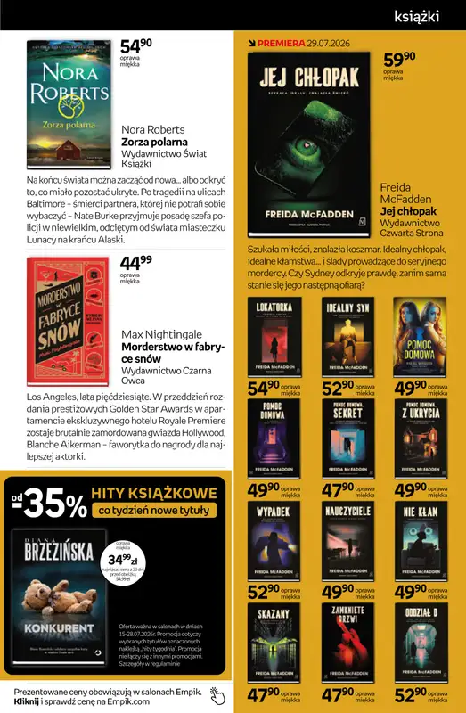 Empik - gazetka promocyjna Tom kultury: książki od środy 15.07 do wtorku 28.07 - strona 23