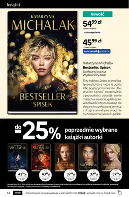 Empik - gazetka promocyjna Tom kultury: książki od środy 15.07 do wtorku 28.07 - strona 14
