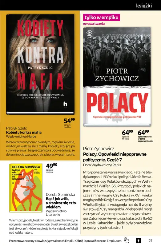 Empik - gazetka promocyjna Tom kultury: książki od środy 15.07 do wtorku 28.07 - strona 27