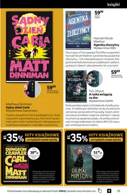 Empik - gazetka promocyjna Tom kultury: książki od środy 15.07 do wtorku 28.07 - strona 25