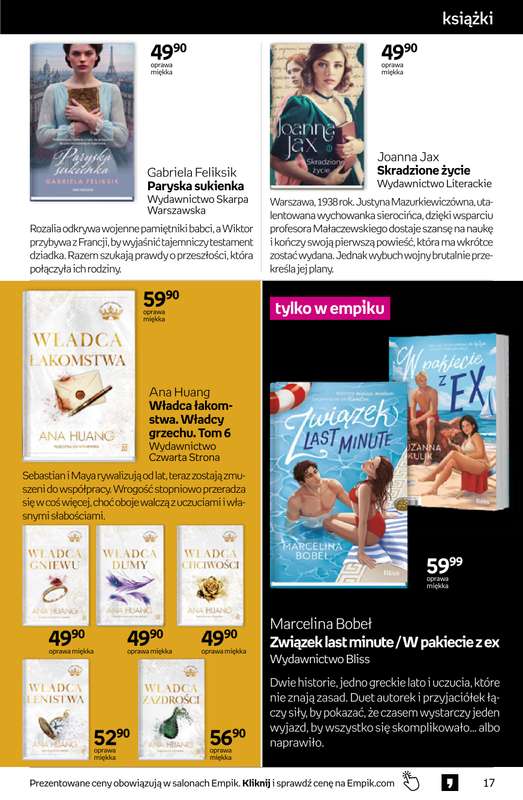 Empik - gazetka promocyjna Tom kultury: książki od środy 15.07 do wtorku 28.07 - strona 17
