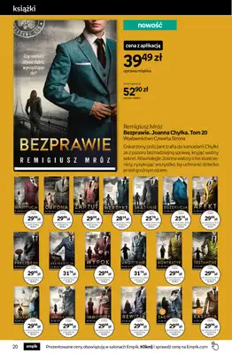 Empik - gazetka promocyjna Tom kultury: książki od środy 15.07 do wtorku 28.07 - strona 20