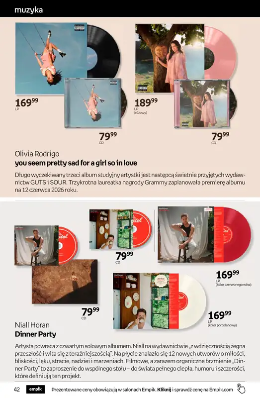 Empik - gazetka promocyjna Tom kultury: muzyka od środy 15.07 do wtorku 28.07 - strona 5