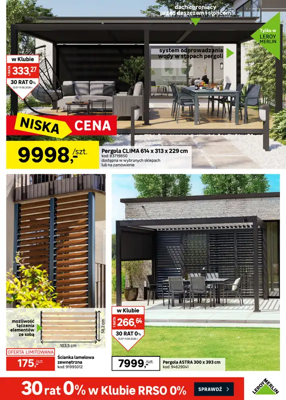 Leroy Merlin - gazetka promocyjna Gazetka od środy 15.07 do wtorku 11.08 - strona 29