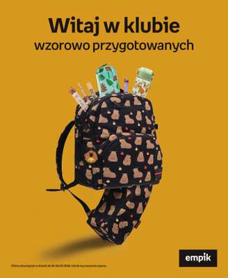 Empik - gazetka promocyjna Katalog Plecaki od środy 15.07 do niedzieli 06.09
