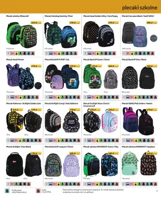 Empik - gazetka promocyjna Katalog Plecaki od środy 15.07 do niedzieli 06.09 - strona 3