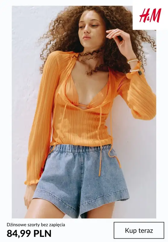 H&M - gazetka promocyjna Szorty damskie od 54,99 PLN od środy 15.07  - strona 7