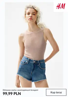 H&M - gazetka promocyjna Szorty damskie od 54,99 PLN od środy 15.07  - strona 4