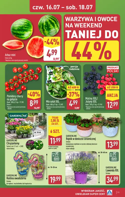 Aldi - gazetka promocyjna Weekend super cen w Aldi! od czwartku 16.07 do soboty 18.07 - strona 11