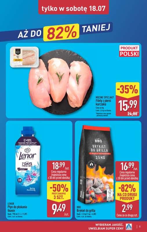 Aldi - gazetka promocyjna Weekend super cen w Aldi! od czwartku 16.07 do soboty 18.07 - strona 5