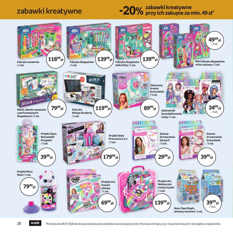 Empik - gazetka promocyjna Witaj w klubie wzorowo przygotowanych od środy 15.07 do wtorku 28.07 - strona 28