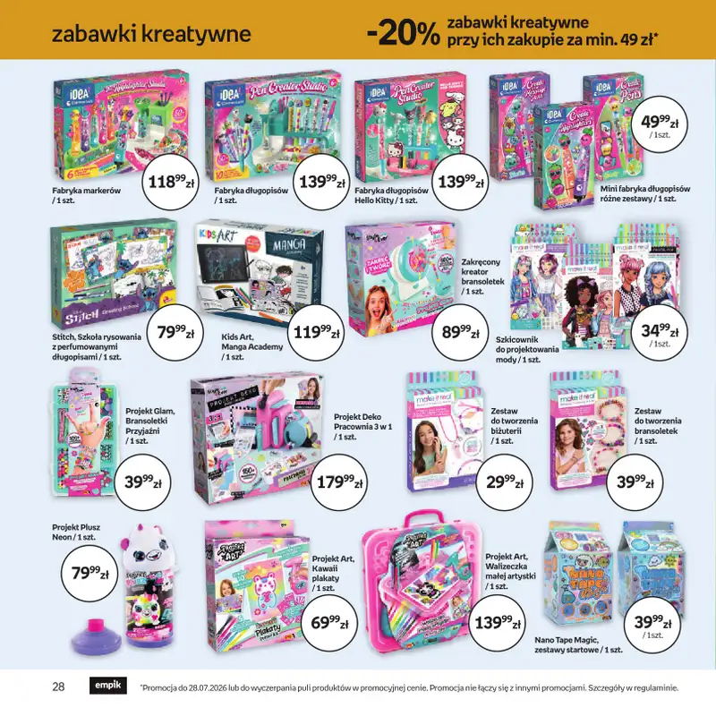 Empik - gazetka promocyjna Witaj w klubie wzorowo przygotowanych od środy 15.07 do wtorku 28.07 - strona 28