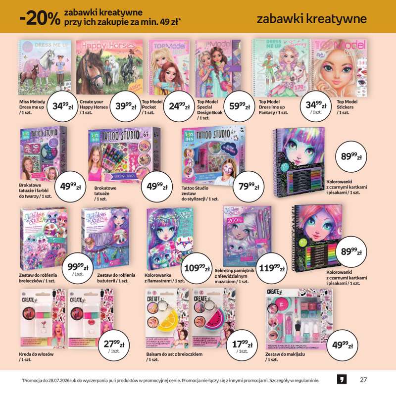 Empik - gazetka promocyjna Witaj w klubie wzorowo przygotowanych od środy 15.07 do wtorku 28.07 - strona 27