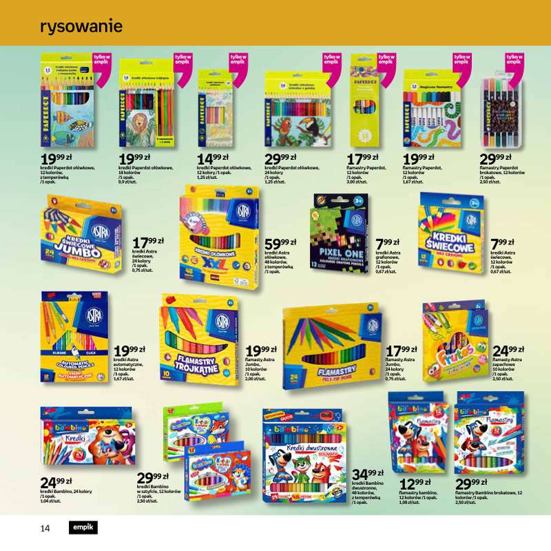 Empik - gazetka promocyjna Witaj w klubie wzorowo przygotowanych od środy 15.07 do wtorku 28.07 - strona 14