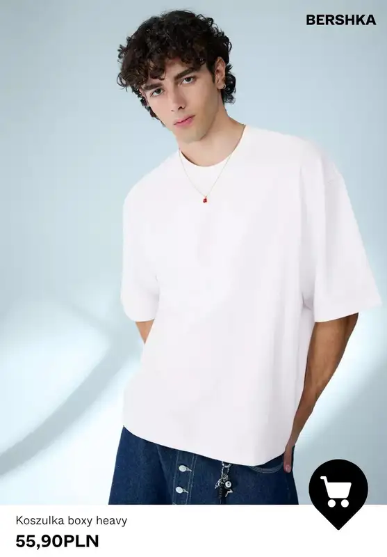 Bershka - gazetka promocyjna Męskie koszulki od 29,90 PLN od środy 15.07  - strona 10