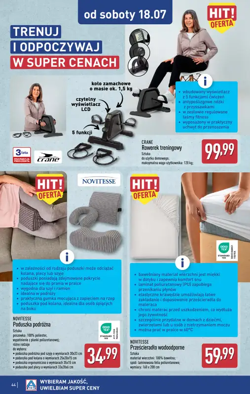 Aldi - gazetka promocyjna Pełny katalog! od poniedziałku 13.07 do soboty 18.07 - strona 44