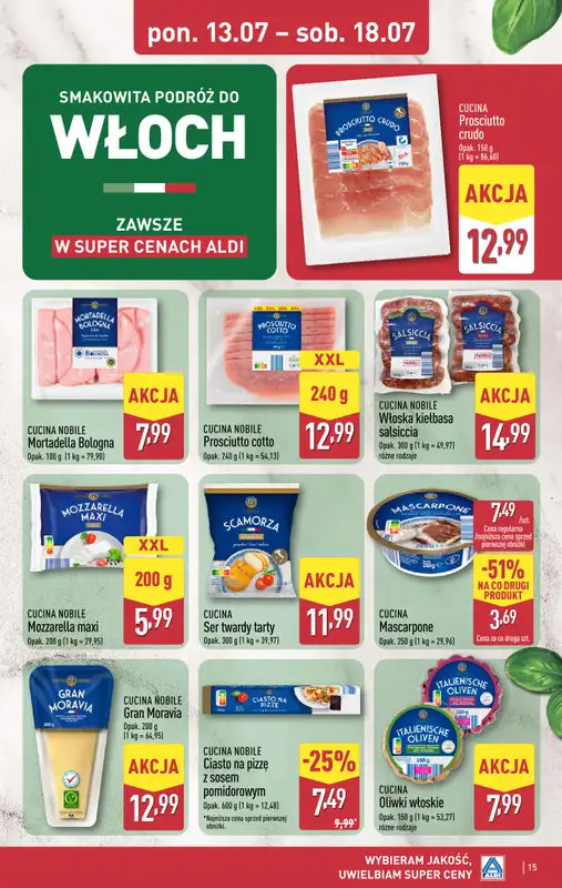Aldi - gazetka promocyjna Pełny katalog! od poniedziałku 13.07 do soboty 18.07 - strona 15