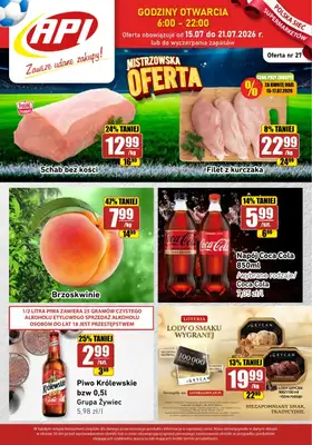 API Market - gazetka promocyjna Gazetka od środy 15.07 do wtorku 21.07