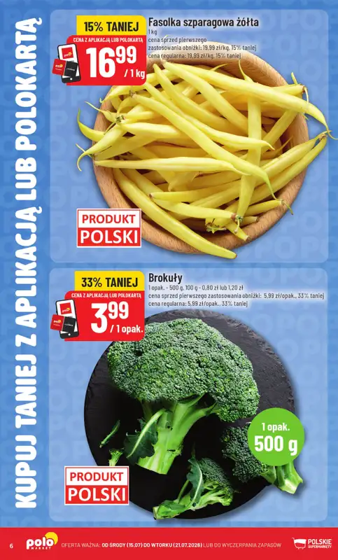 POLOmarket - gazetka promocyjna Kupuj taniej z POLOkartą od środy 15.07 do wtorku 21.07 - strona 6