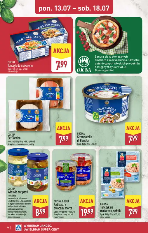 Aldi - gazetka promocyjna Pełny katalog! od poniedziałku 13.07 do soboty 18.07 - strona 16