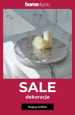 home&you - gazetka promocyjna SALE: dekoracje od środy 15.07 do piątku 24.07