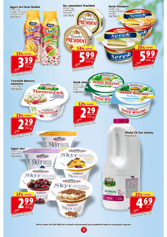 Prim Market - gazetka promocyjna Gazetka od czwartku 16.07 do środy 22.07 - strona 5