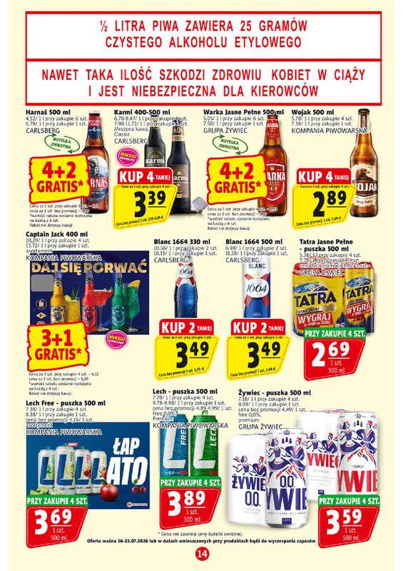 Prim Market - gazetka promocyjna Gazetka od czwartku 16.07 do środy 22.07 - strona 14