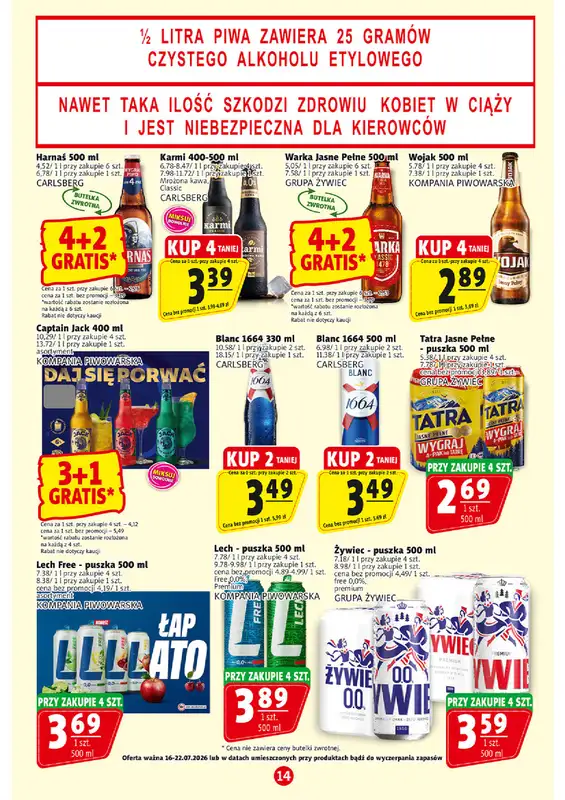 Prim Market - gazetka promocyjna Gazetka od czwartku 16.07 do środy 22.07 - strona 14