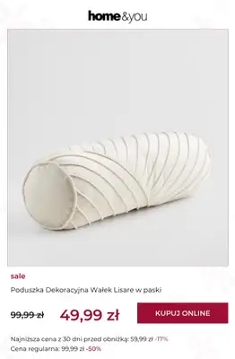 home&you - gazetka promocyjna SALE: poduszki i poszewki dekoracyjne od środy 15.07 do piątku 24.07 - strona 4
