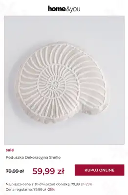 home&you - gazetka promocyjna SALE: poduszki i poszewki dekoracyjne od środy 15.07 do piątku 24.07 - strona 7