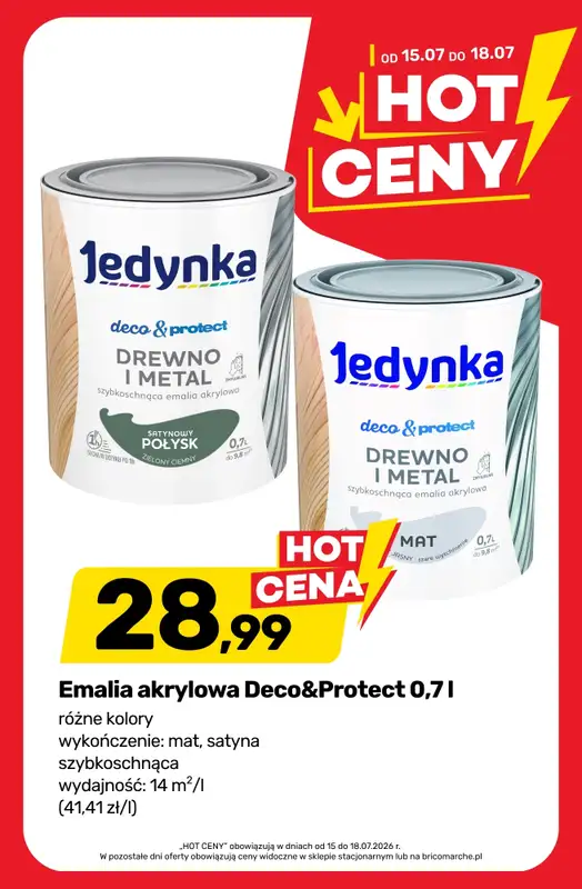 Bricomarche - gazetka promocyjna Renowacje i wykończenia od czwartku 16.07 do soboty 25.07 - strona 8