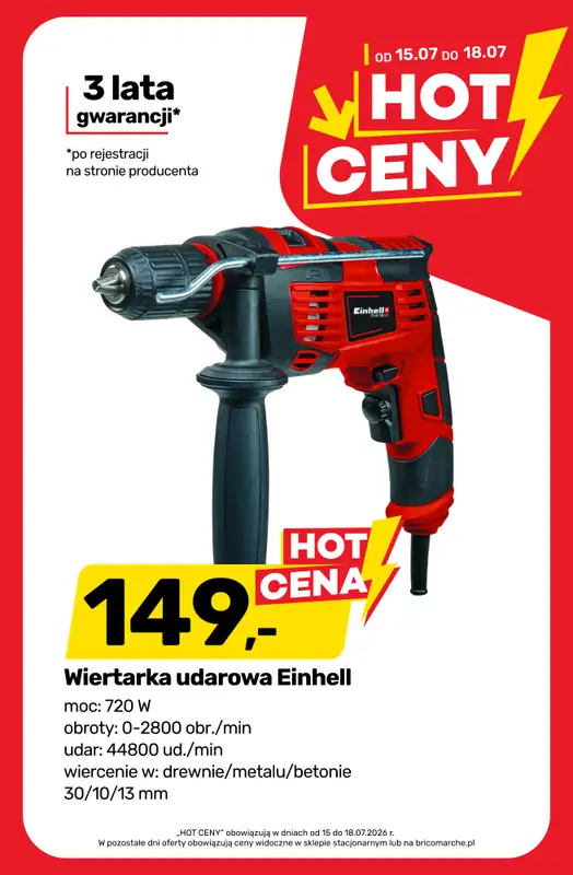 Bricomarche - gazetka promocyjna Renowacje i wykończenia od czwartku 16.07 do soboty 25.07 - strona 3