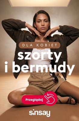 Sinsay - gazetka promocyjna Szorty i bermudy - od 11,99 PLN od środy 15.07 