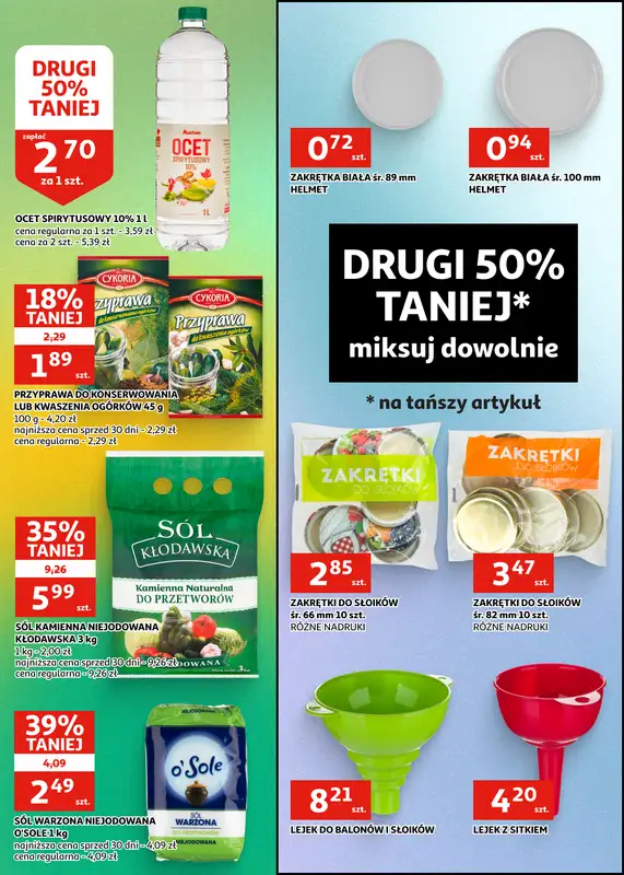 Auchan - gazetka promocyjna Gazetka Racibórz I Nasze promocje nie jadą na wakacje!  do wtorku 28.07 - strona 22