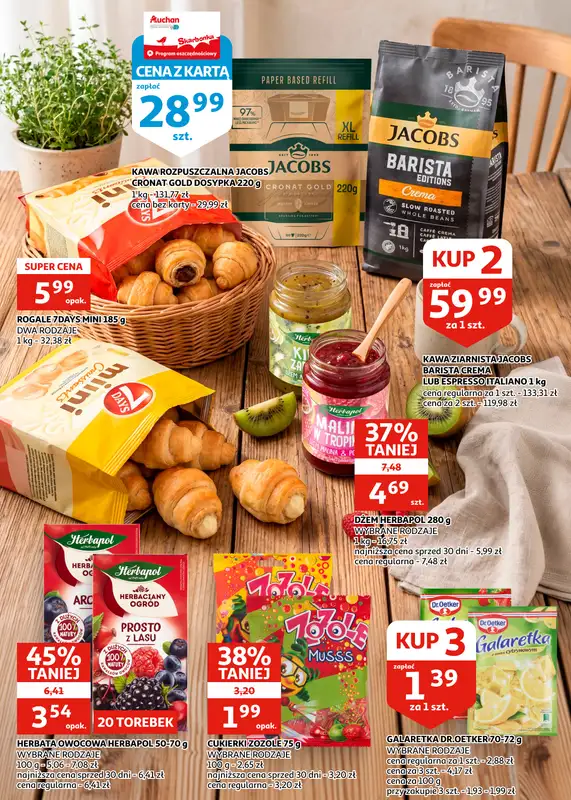 Auchan - gazetka promocyjna Gazetka Racibórz I Nasze promocje nie jadą na wakacje!  do wtorku 28.07 - strona 15
