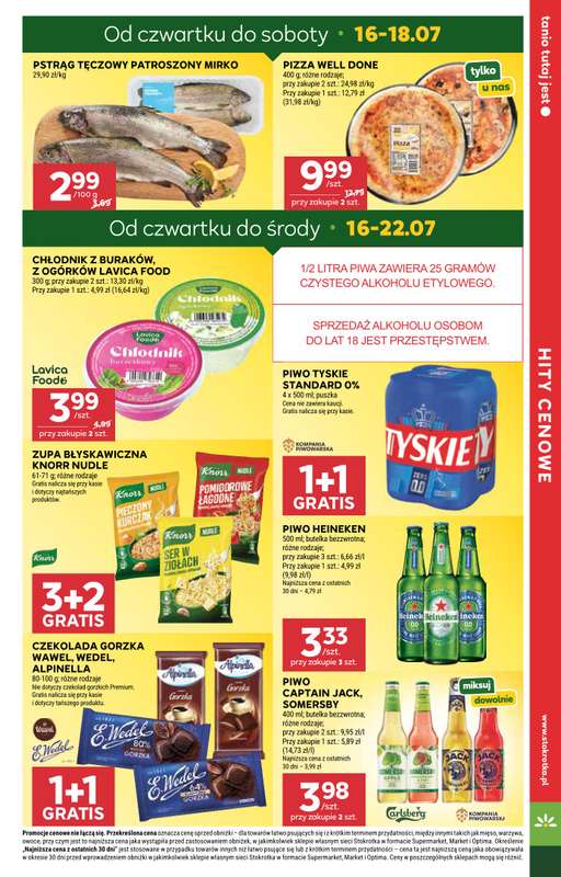 Stokrotka - gazetka promocyjna Gazetka Supermarket od czwartku 16.07 do środy 22.07 - strona 5