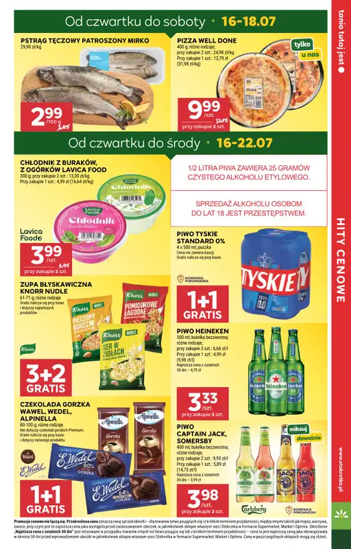 Stokrotka - gazetka promocyjna Gazetka Supermarket od czwartku 16.07 do środy 22.07 - strona 5