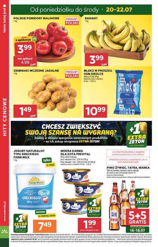 Stokrotka - gazetka promocyjna Gazetka Supermarket od czwartku 16.07 do środy 22.07 - strona 8
