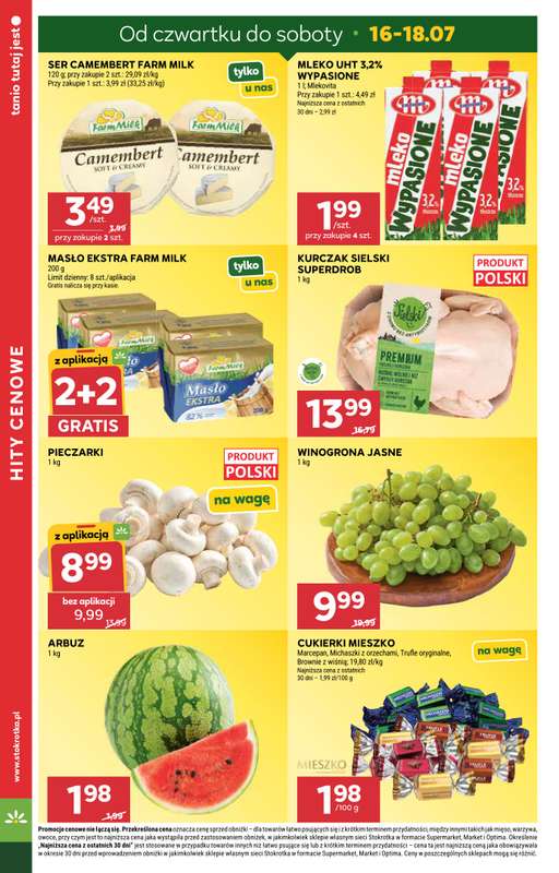 Stokrotka - gazetka promocyjna Gazetka Supermarket od czwartku 16.07 do środy 22.07 - strona 4