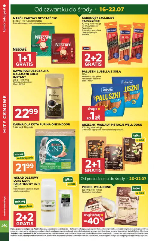 Stokrotka - gazetka promocyjna Gazetka Supermarket od czwartku 16.07 do środy 22.07 - strona 6