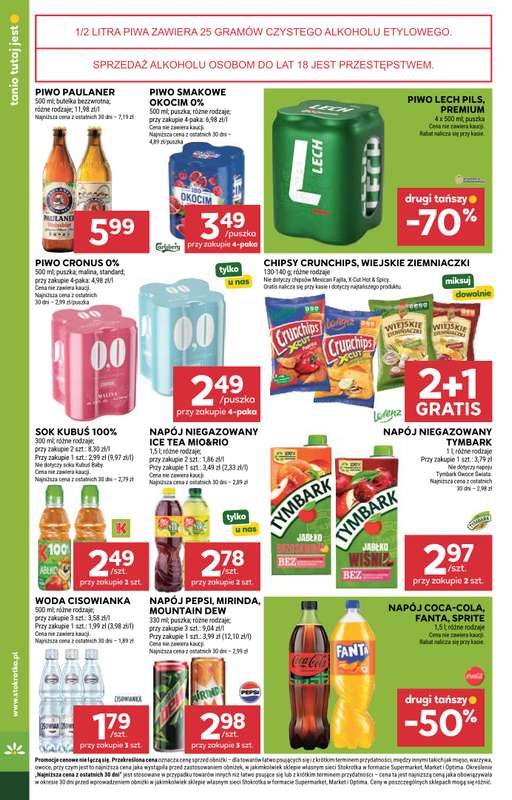 Stokrotka - gazetka promocyjna Gazetka Supermarket od czwartku 16.07 do środy 22.07 - strona 36