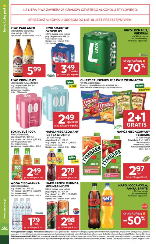 Stokrotka - gazetka promocyjna Gazetka Supermarket od czwartku 16.07 do środy 22.07 - strona 36