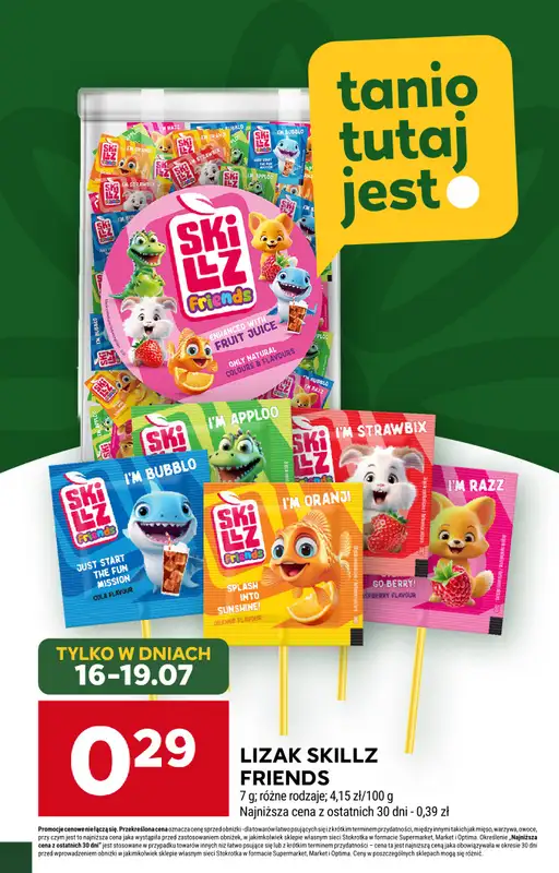 Stokrotka - gazetka promocyjna Gazetka Market od czwartku 16.07 do środy 22.07 - strona 19