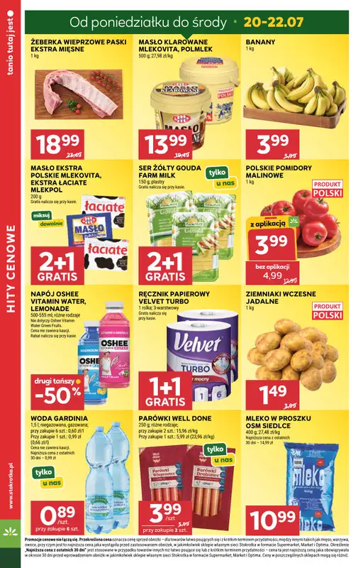 Stokrotka - gazetka promocyjna Gazetka Market od czwartku 16.07 do środy 22.07 - strona 6