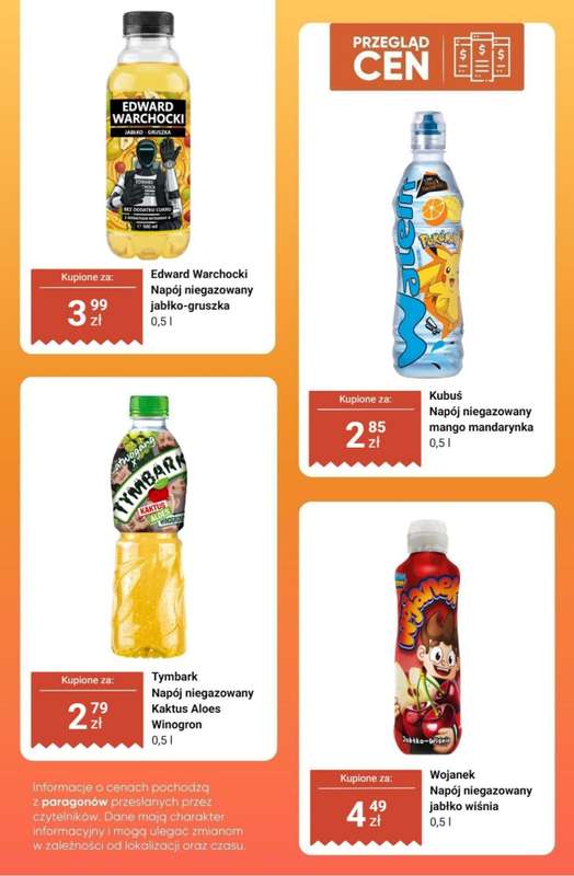 Dino - gazetka promocyjna Napoje - przegląd cen od czwartku 16.07 do wtorku 21.07 - strona 13