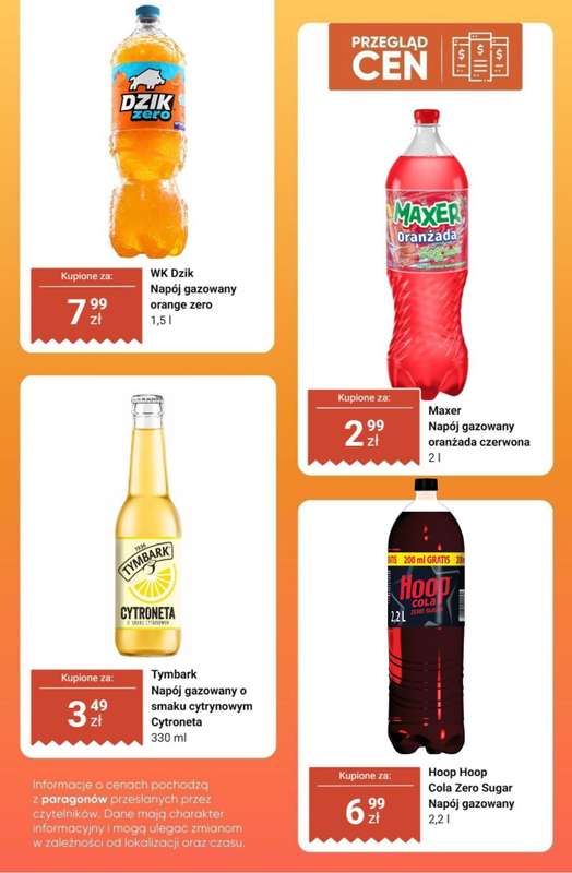 Dino - gazetka promocyjna Napoje - przegląd cen od czwartku 16.07 do wtorku 21.07 - strona 7
