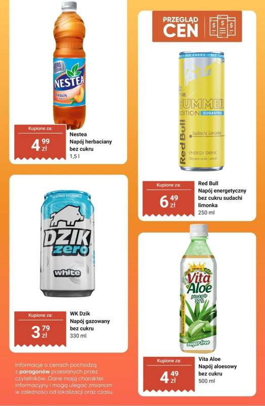 Dino - gazetka promocyjna Napoje - przegląd cen od czwartku 16.07 do wtorku 21.07 - strona 5