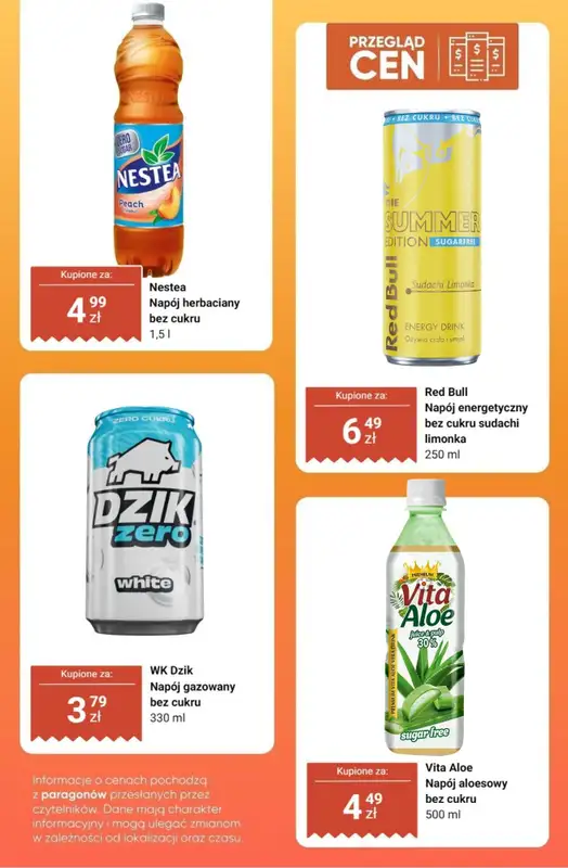 Dino - gazetka promocyjna Napoje - przegląd cen od czwartku 16.07 do wtorku 21.07 - strona 5