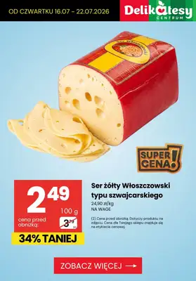 Delikatesy Centrum - gazetka promocyjna PROMOCJE na NABIAŁ od czwartku 16.07 do środy 22.07 - strona 2