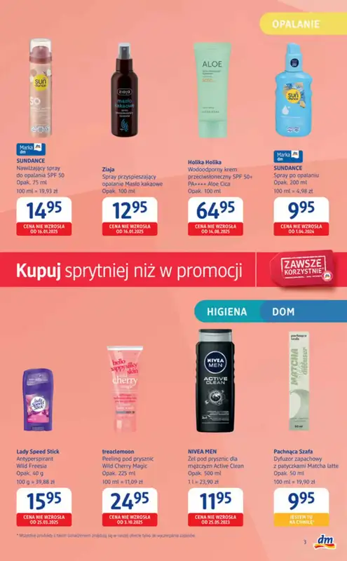 Drogerie DM - gazetka promocyjna Gazetka  do środy 29.07 - strona 3